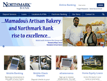 Tablet Screenshot of northmarkbank.com